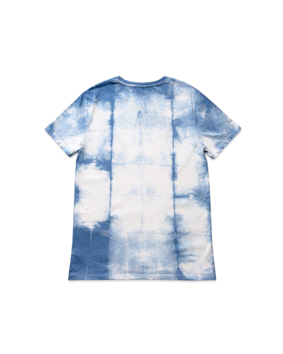 T-shirt shibori indigo d'Amiens technique japonaise — PIERRE 2 PIERRE