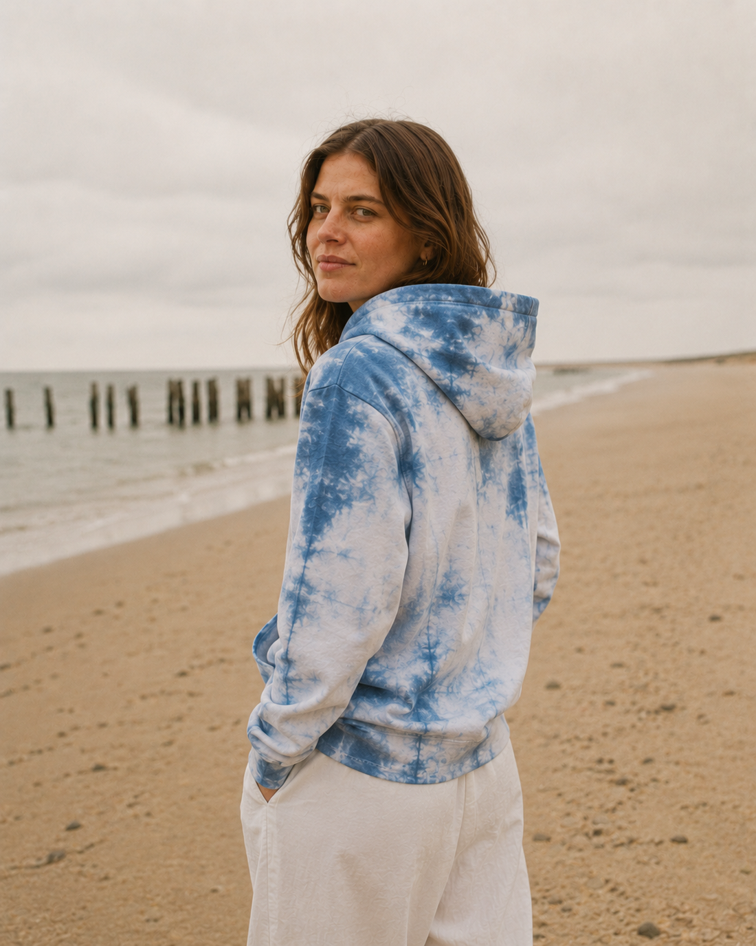 Le Sweat Shibori Indigo — PIERRE 2 PIERRE